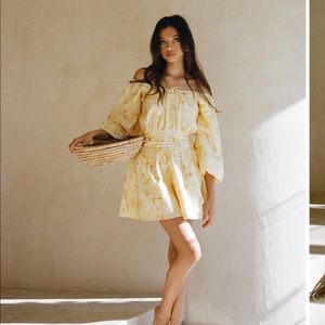 Sabo skirt off the shoulder long sleeve dress